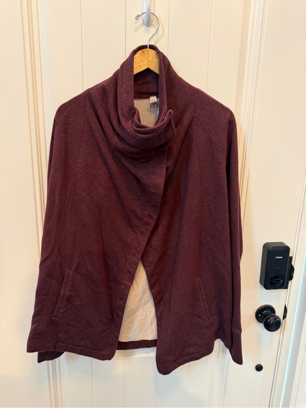 Under Armour Women's Plum Open-Front Funnel Neck Sweater